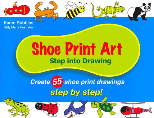 Shoe Print Art: Step into Drawing Step by Step!