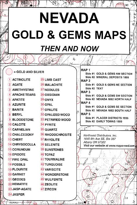 Nevada Gold & Gems Maps:Then and Now