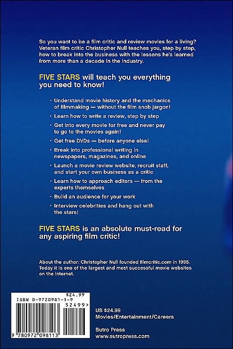 Five Stars! How To Become A Film Critic, The World's Greatest Job