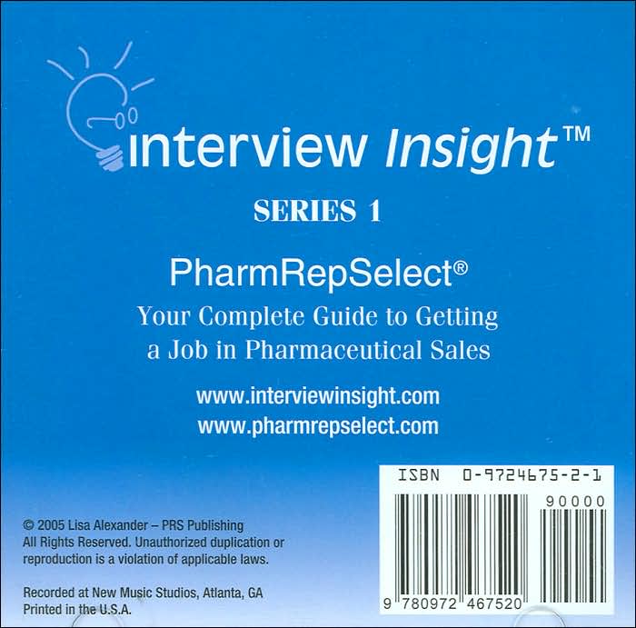 Interview Insight PharmRepSelect