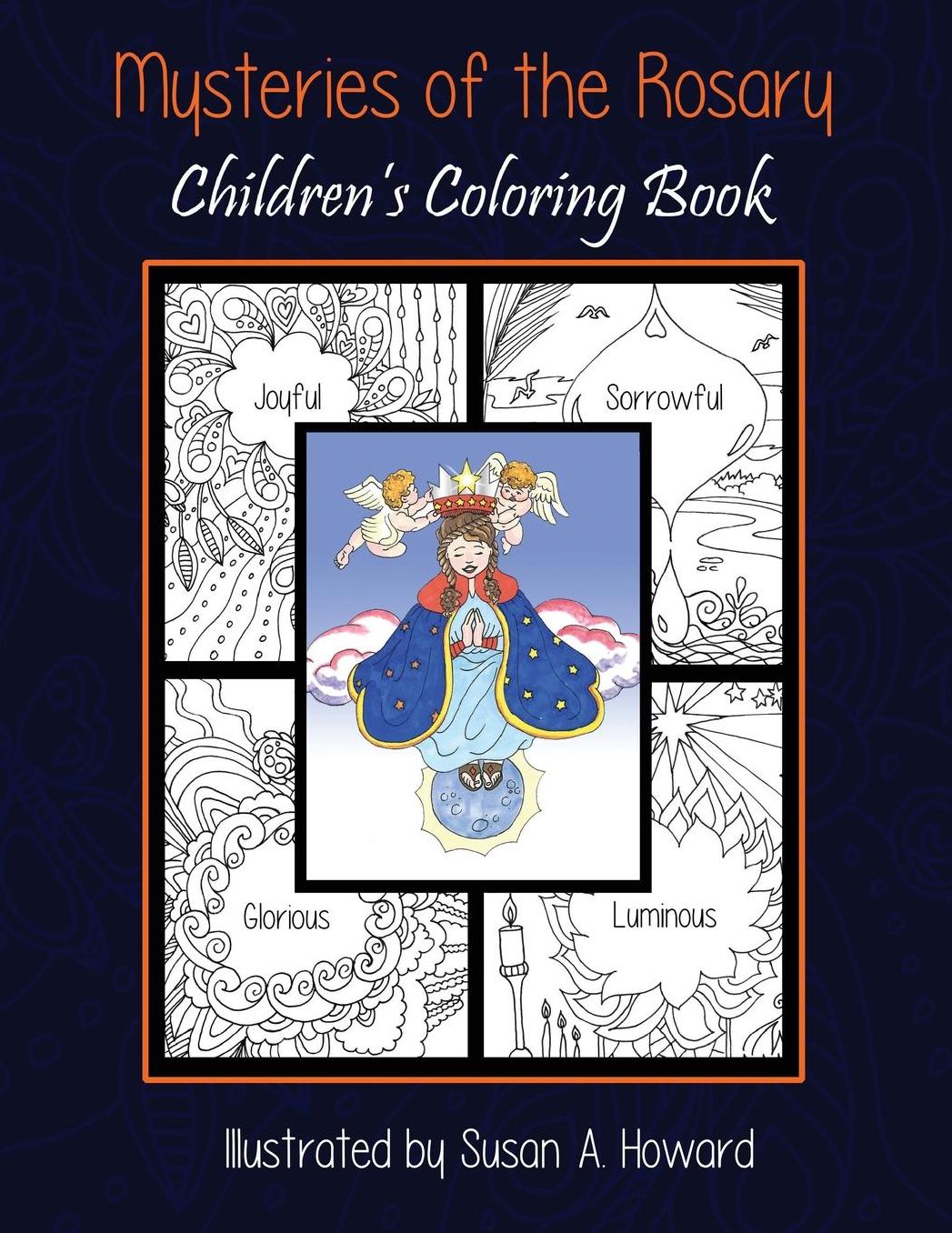 Mysteries of the Rosary: Children's Coloring Book