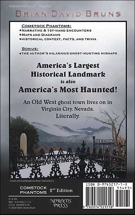 Comstock Phantoms: True Ghost Stories of Virginia City