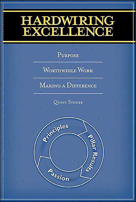 Hardwiring Excellence: Purpose, Worthwhile Work, Making a Difference