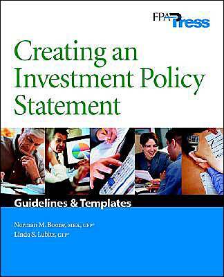 Creating an Investment Policy Statement: Guidelines and Templates