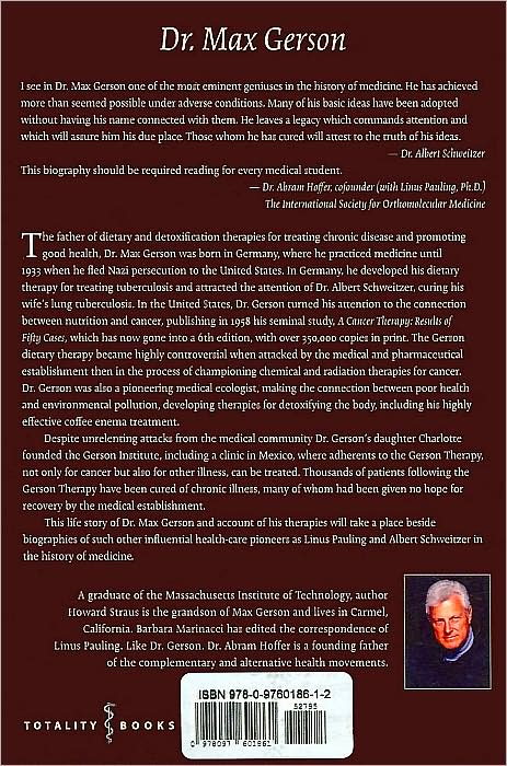 Dr. Max Gerson: Healing the Hopeless