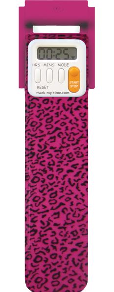 Mark-My-Time Assorted Animal Print Digital Bookmark with LED Book Light