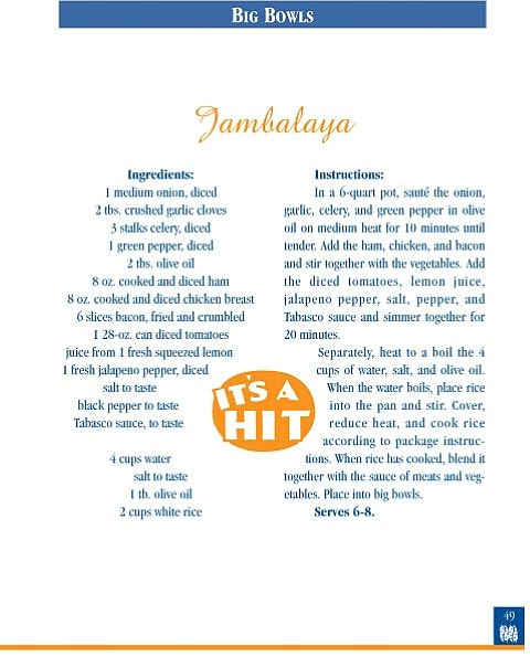 Blue Plate Dinner Cookbook