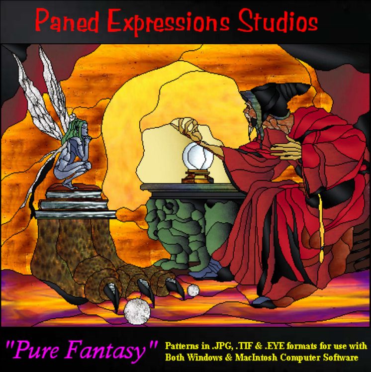 Pure Fantasy: Stained Glass Patterns