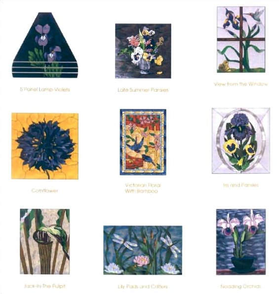 In Full Bloom-I: Stained Glass Patterns