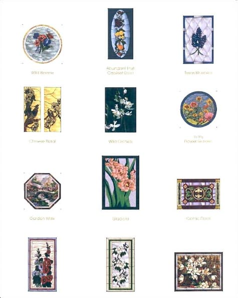 In Full Bloom-I: Stained Glass Patterns