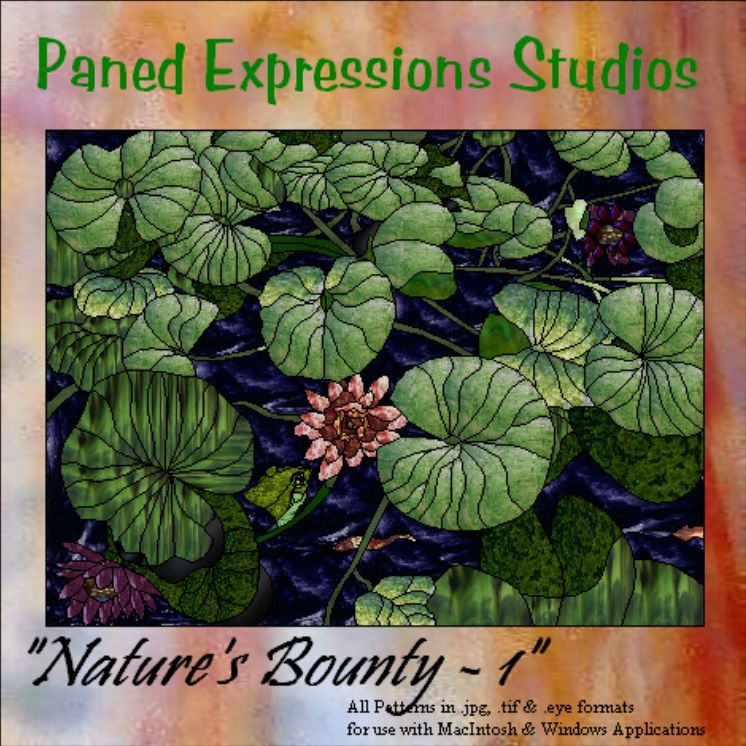 Nature's Bounty I: Stained Glass Patterns