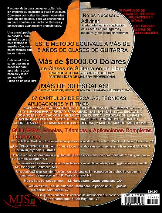 Guitarra: Escalas, Tecnicas y Aplicaciones Totales: Lecciones para Principiantes y Profesionales
