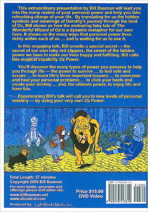 Oz Power: Click your Heels and Take Total Chrage of Your Life