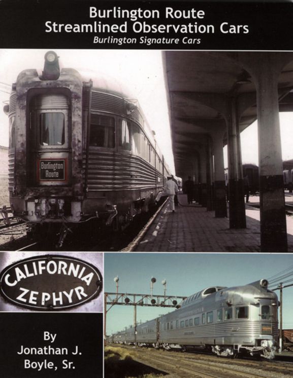 Burlington Route Streamlined Observation Cars: Burlington Signature Cars