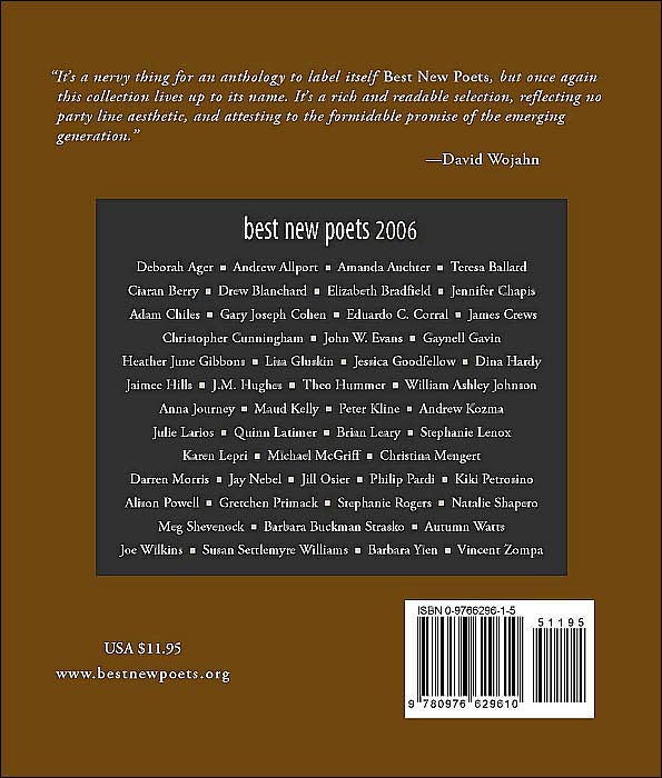 Best New Poets 2006: 50 Poems from Emerging Writers