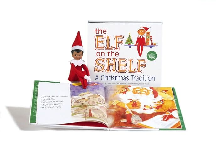 The Elf on the Shelf: A Christmas Tradition (includes brown-eyed boy scout elf)
