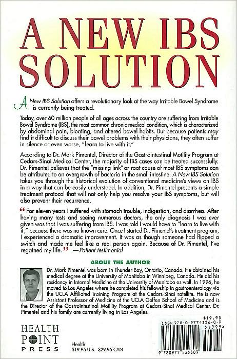 New IBS Solution: Bacteria-the Missing Link in Treating Irritable Bowel Syndrome