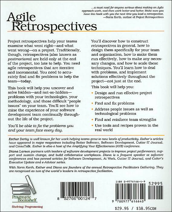 Agile Retrospectives: Making Good Teams Great