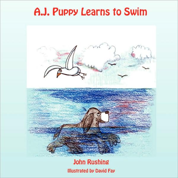 A.J. Puppy Learns To Swim