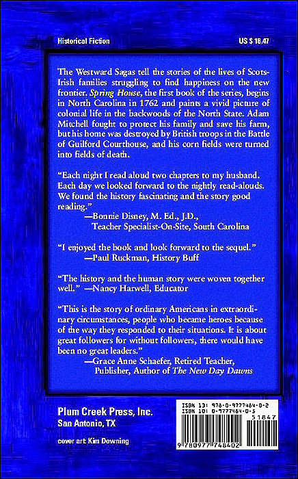 Spring House: Book 1 in the Westward Sagas