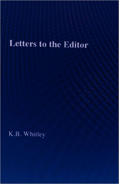 Letters To The Editor