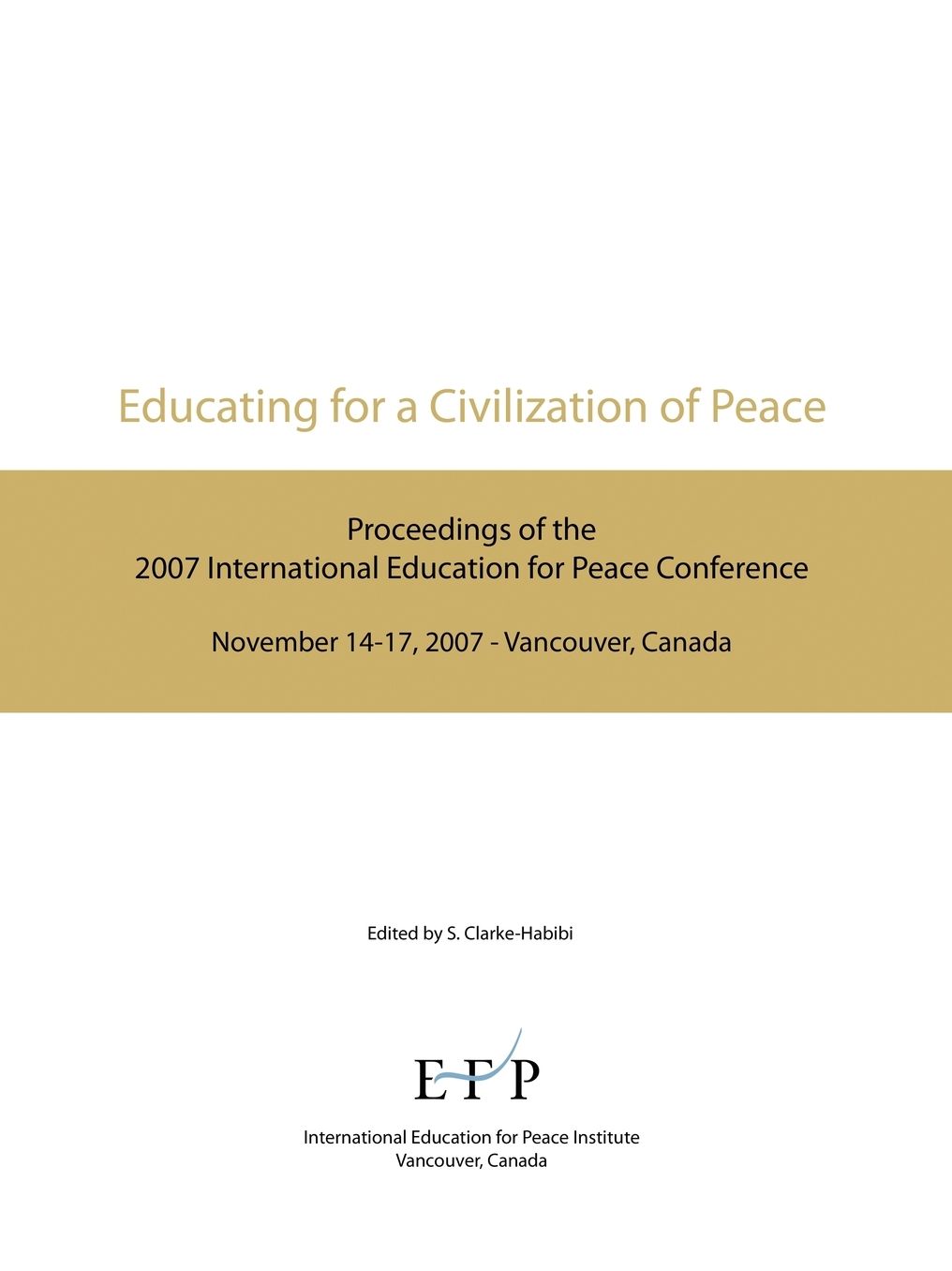 Educating For A Civilization Of Peace