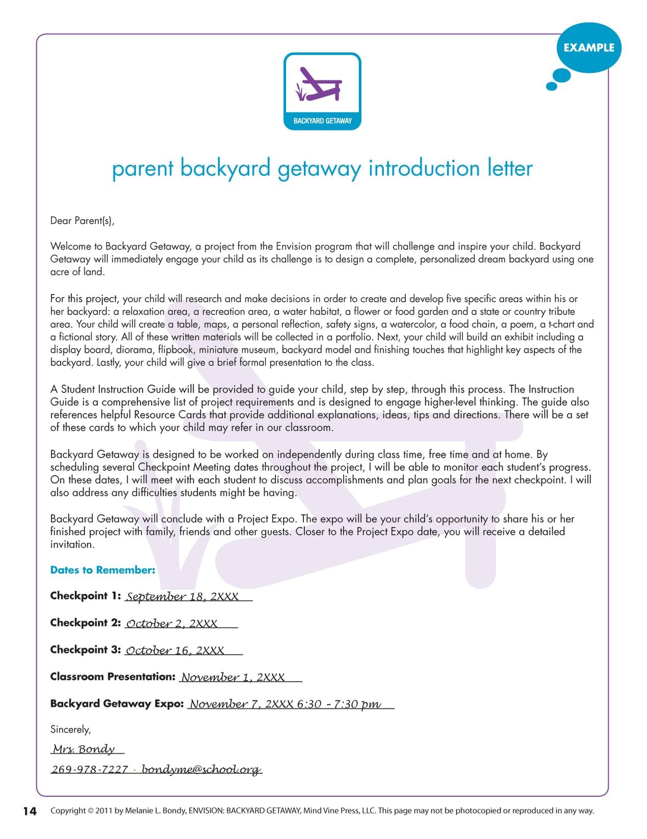 Envision Backyard Getaway Grade 4-7