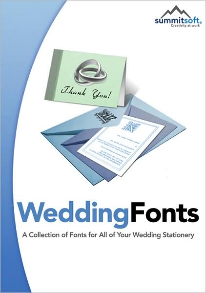 Wedding Fonts: A Collection of Fonts for All of Your Wedding Stationery CD-ROM