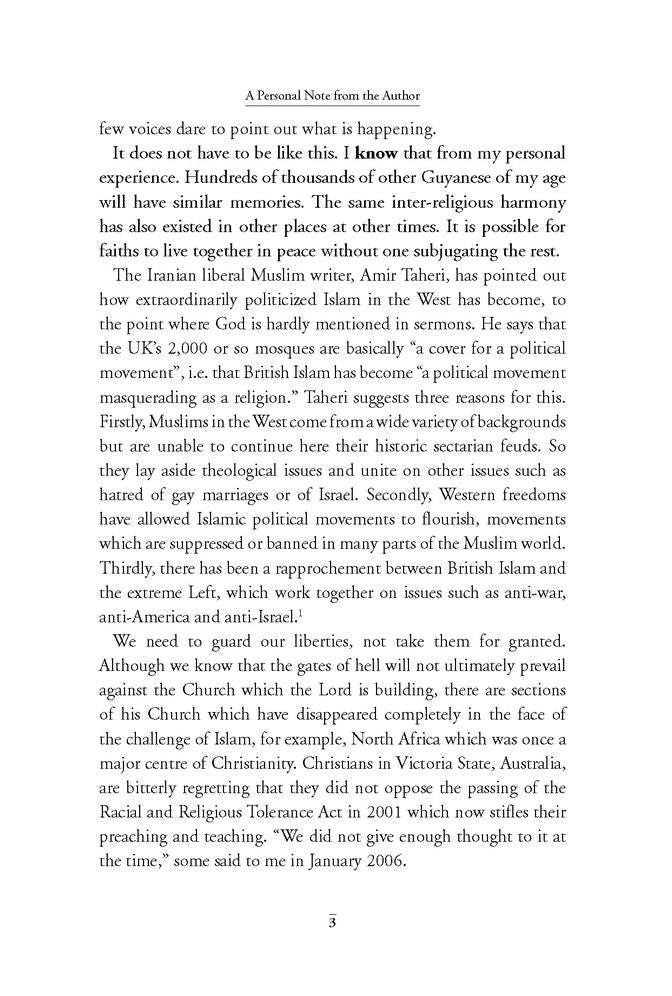 The Challenge of Islam to the Church and Its Mission
