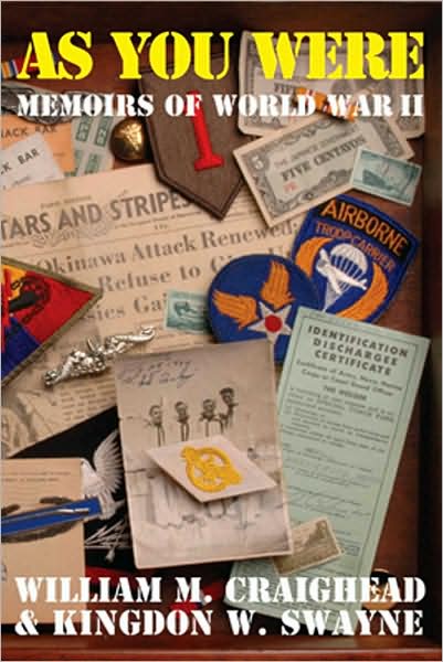 As You Were: Memoirs of WWII