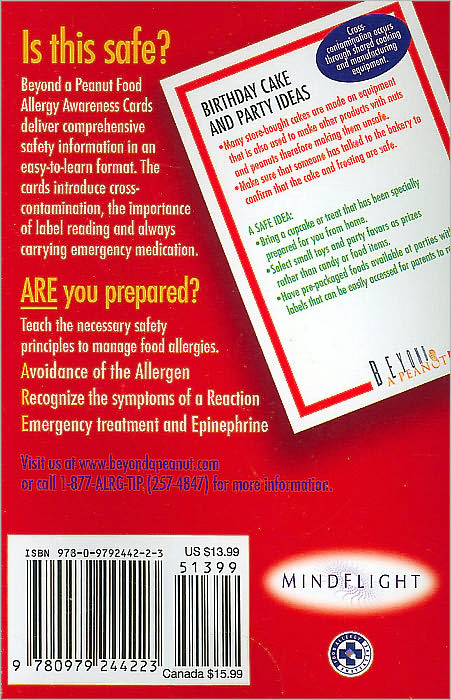 Beyond a Peanut: Food Allergy Awareness Cards