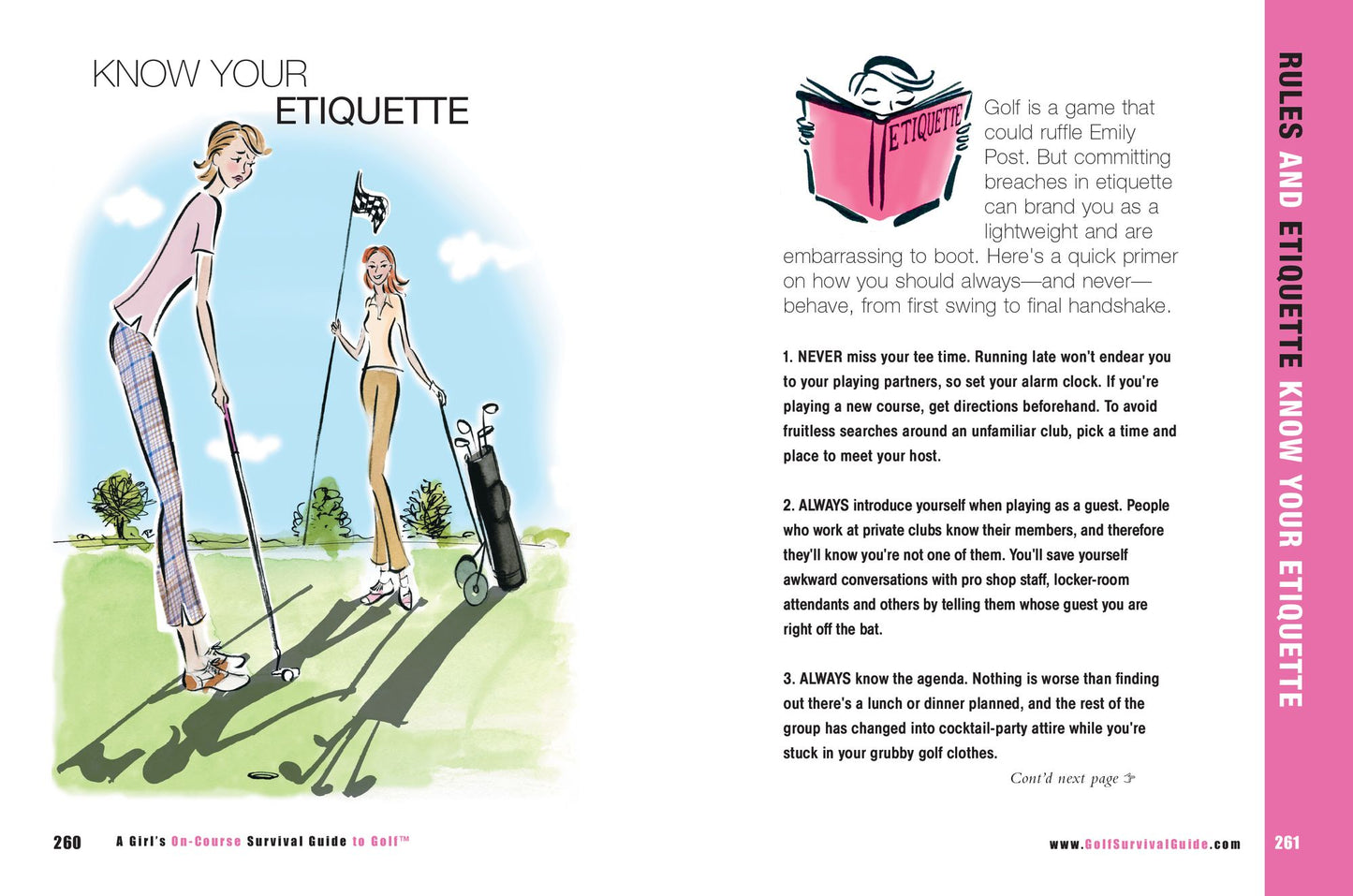 A Girl's on-Course Survival Guide to Golf: Solid Golf Fundamentals from Tee to Green