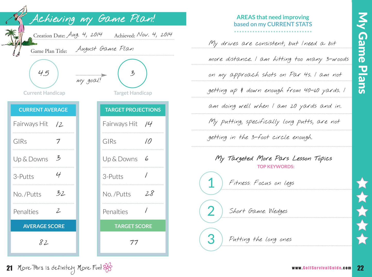 Ultimate On-Course Journal for Golf