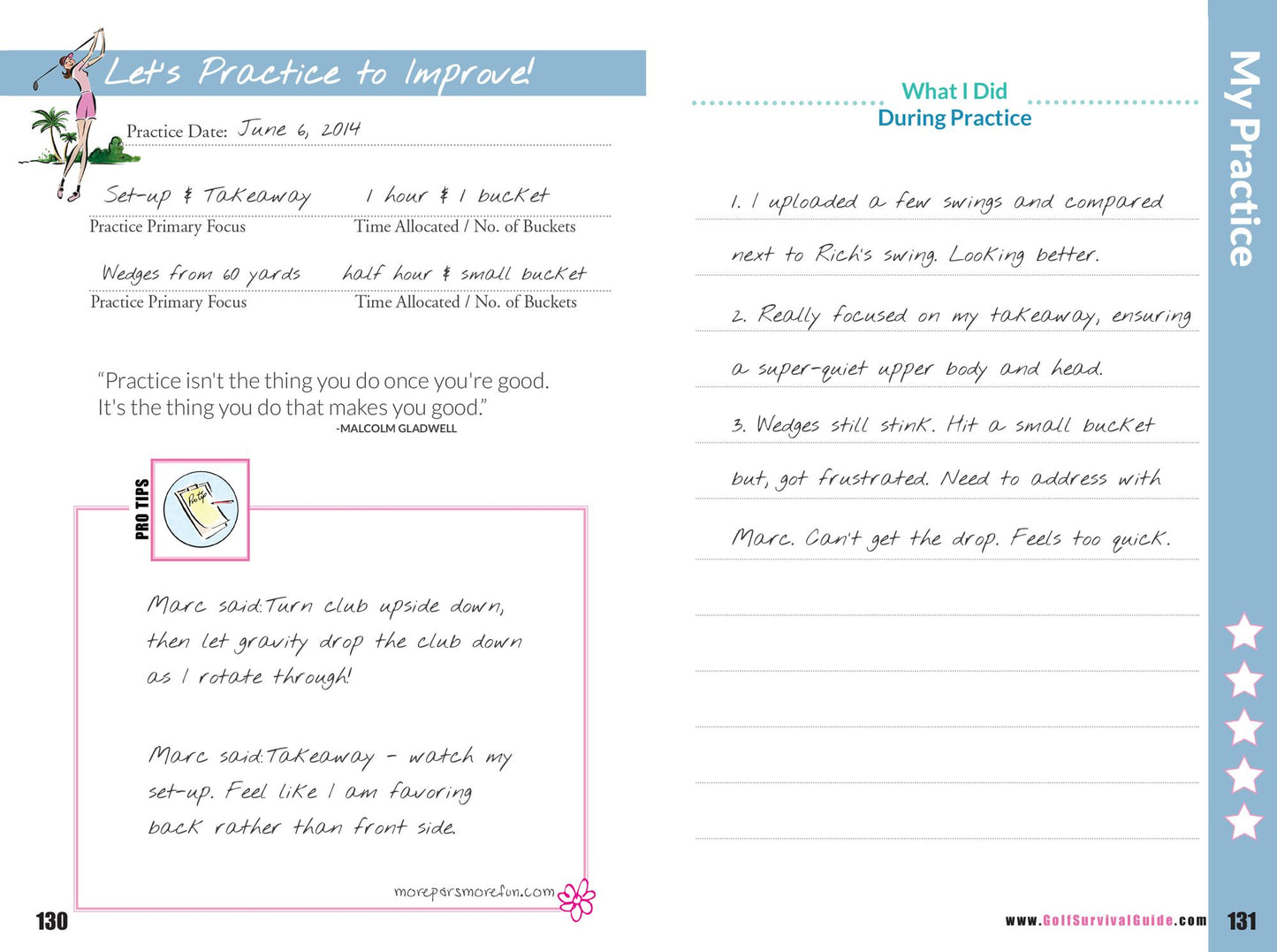Ultimate On-Course Journal for Golf