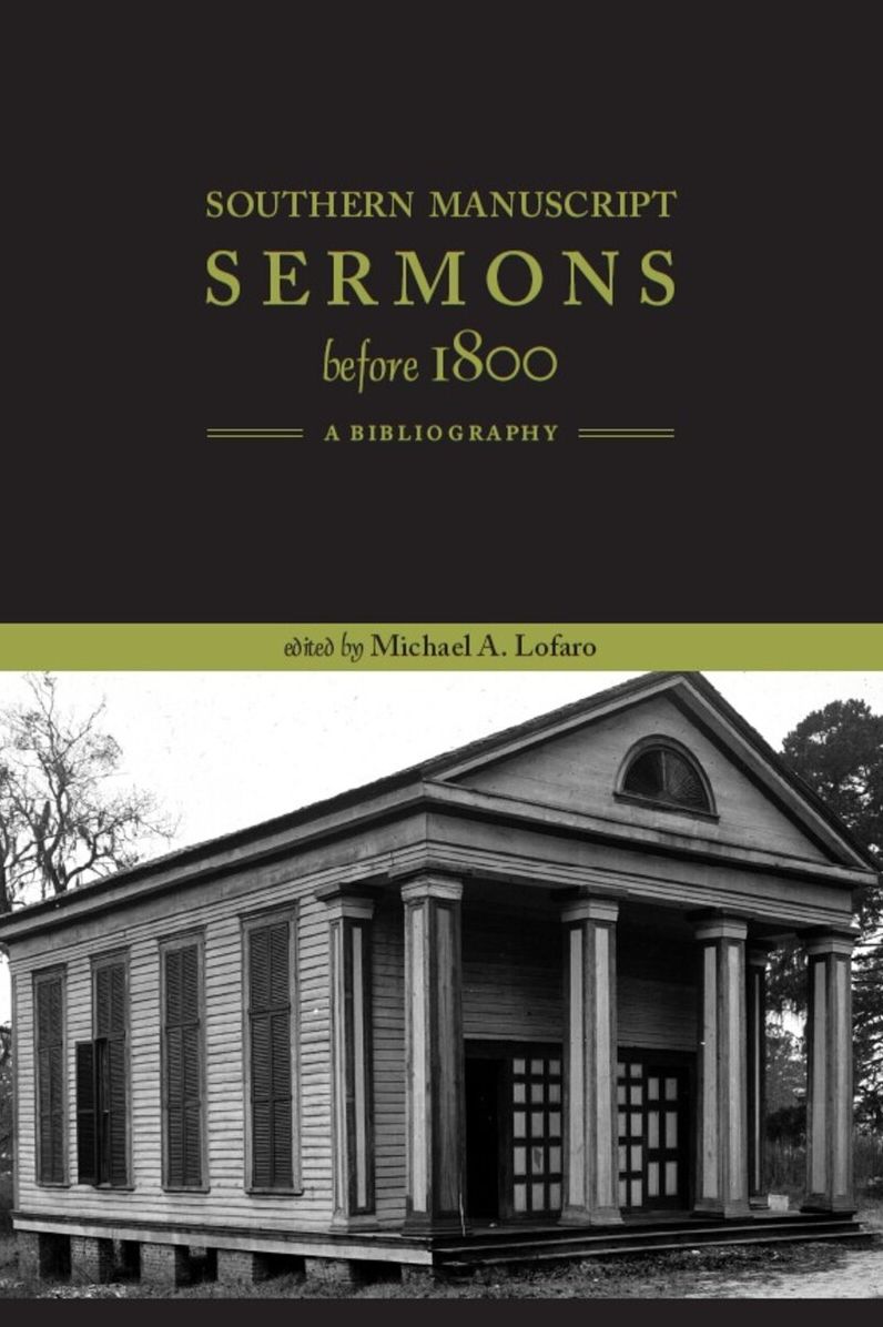 Southern Manuscript Sermons before 1800: A Bibliography