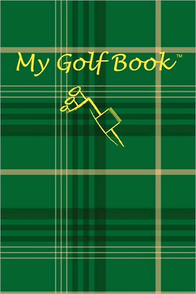 My Golf Book: Green Plaid