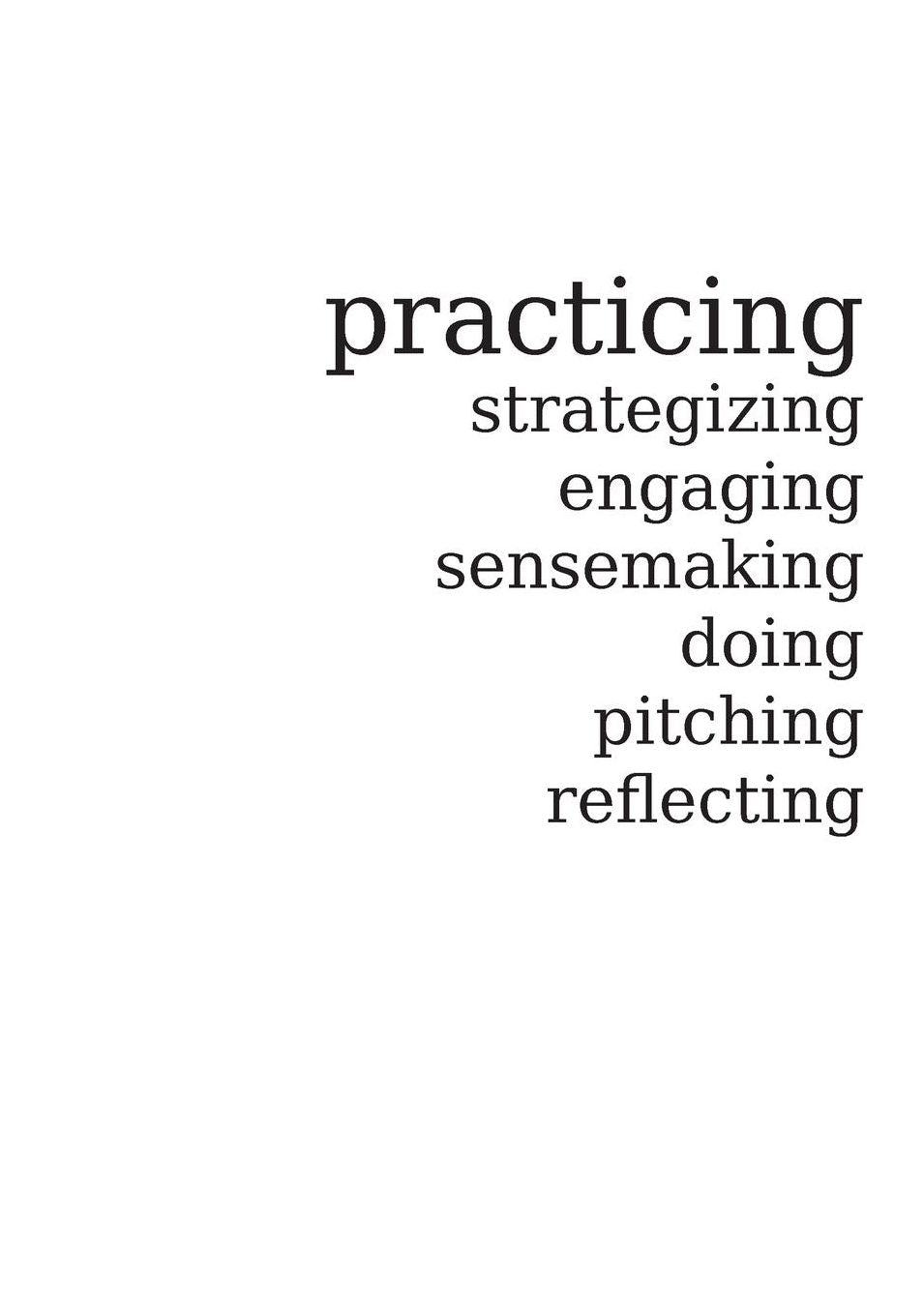 Practicing: U.Lab Handbook of Design-Led Innovation