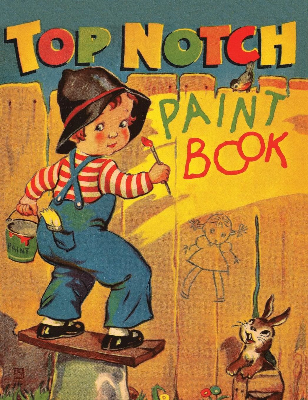 Top Notch Paint Book: Coloring and Paint Book