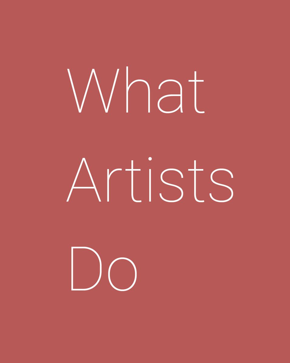 five things artists do very well