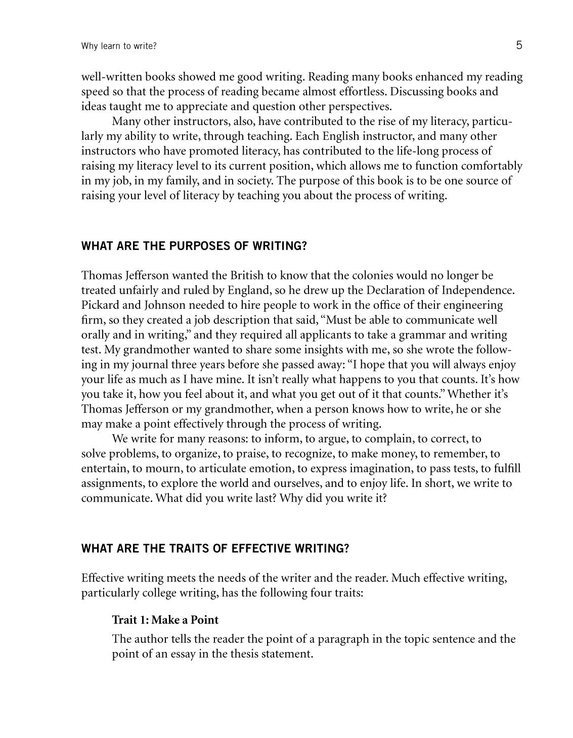 Adventures in Writing: An Introduction to the Writing Process