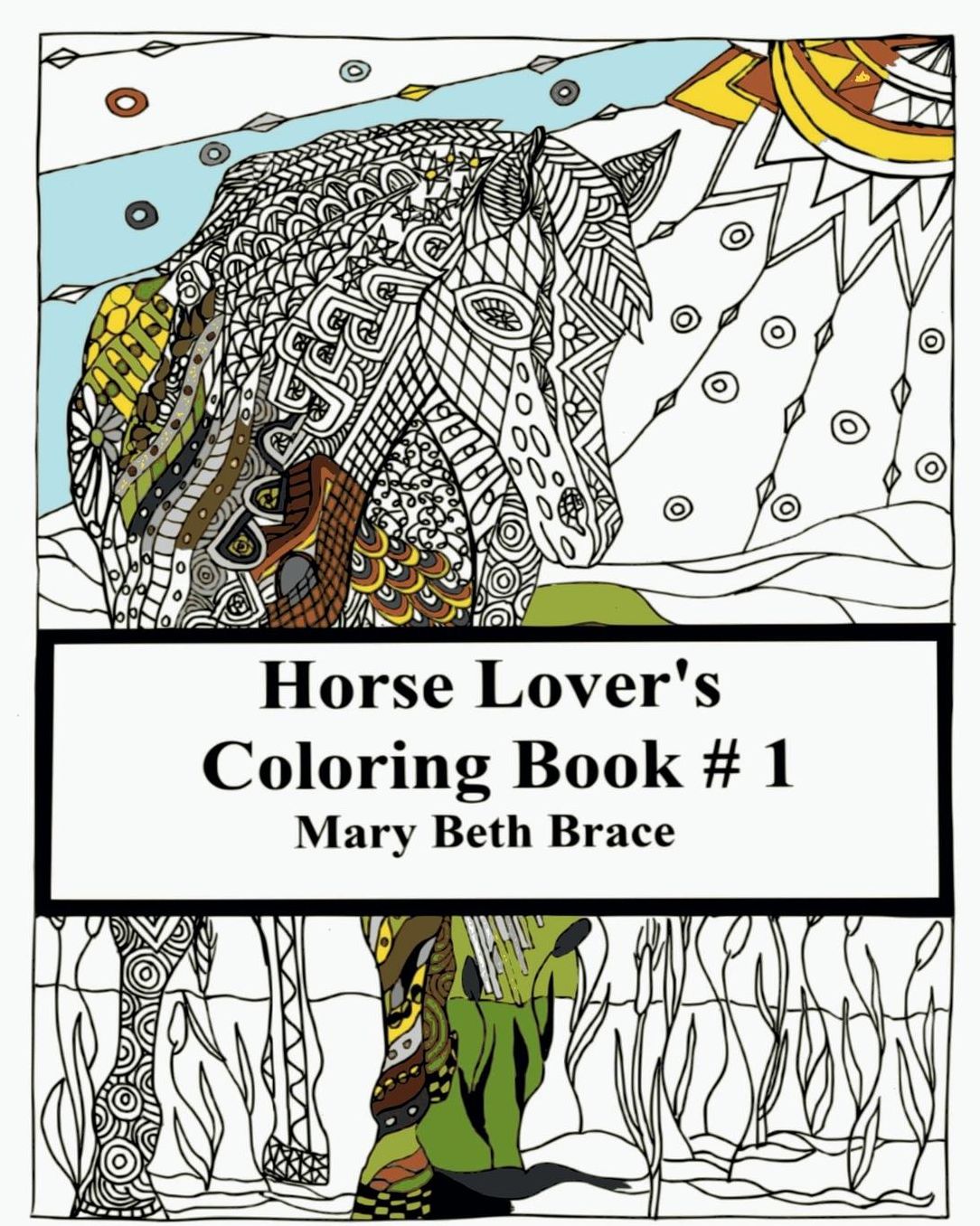 Horse Lover's Coloring Book #1