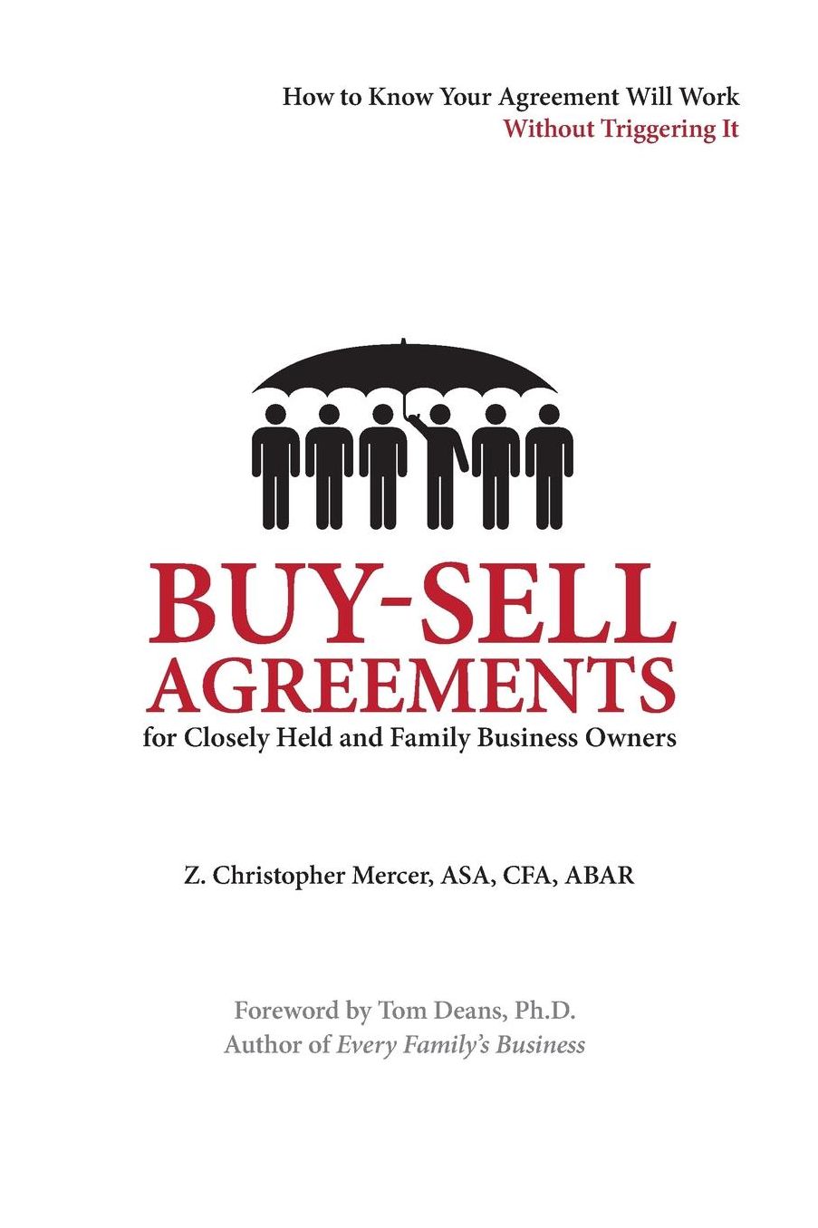 Buy-Sell Agreements For Closely Held And Family Business Owners