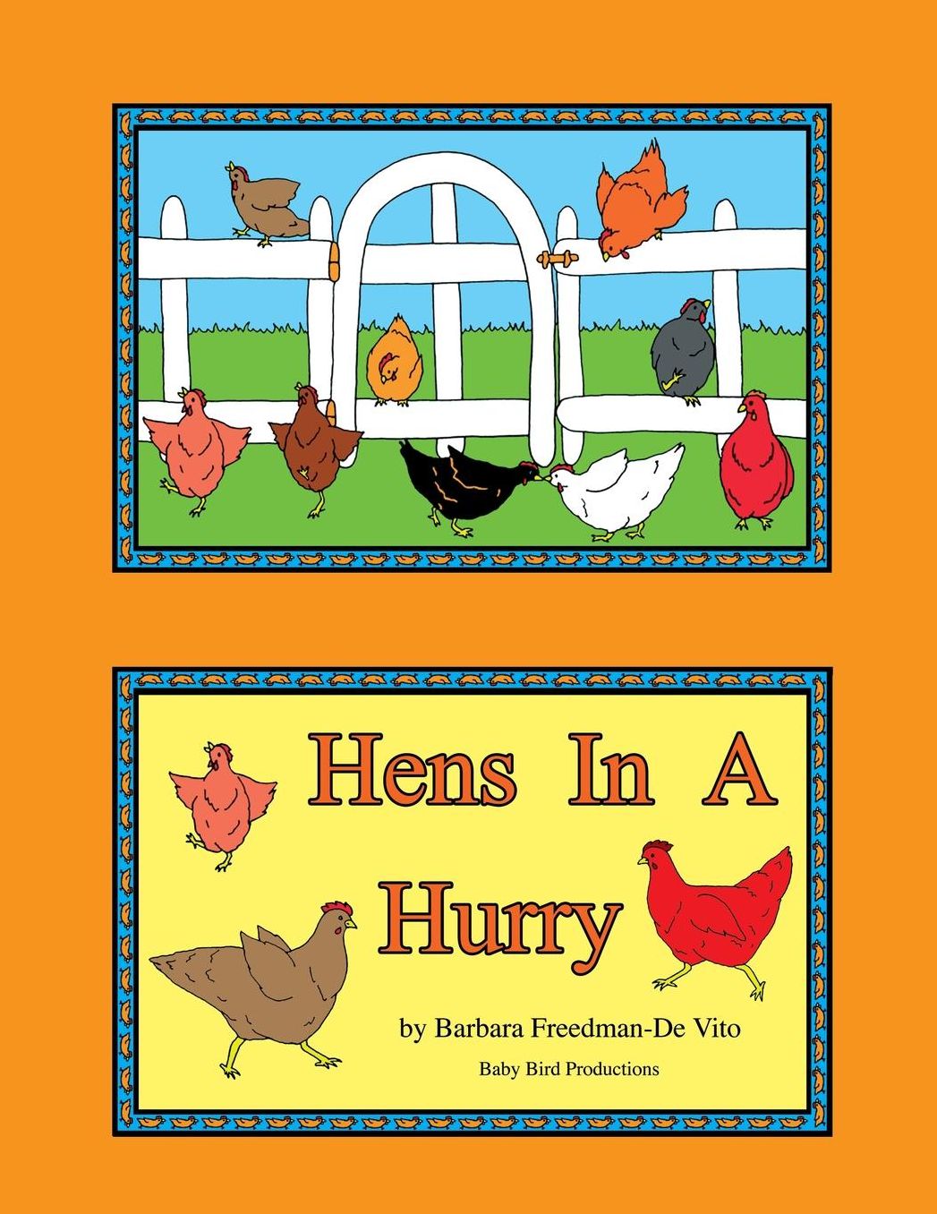 Hens in a Hurry: A Hen Filled Counting Book plus Draw and Tell Story