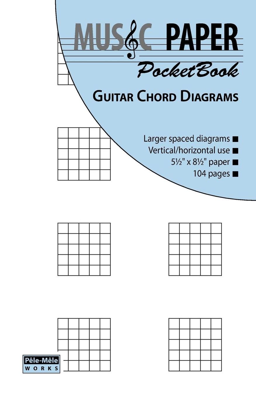 Music Paper Pocketbook - Guitar Chord Diagrams