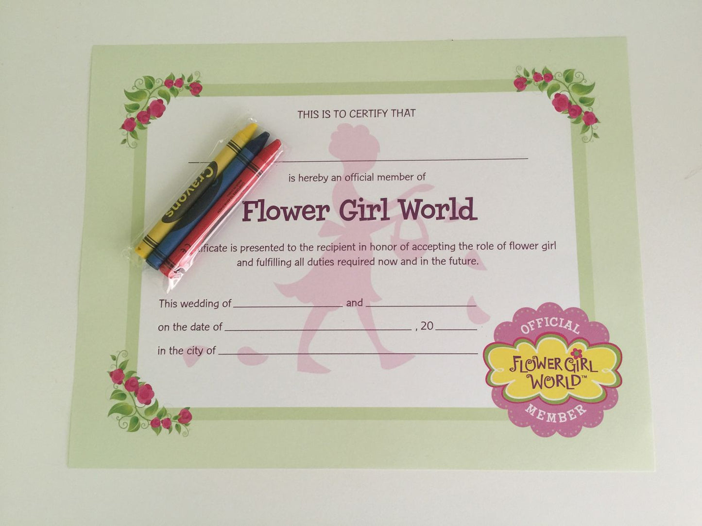 Flower Girl Fun Kit: Prepare for Your Big Day in the Most Fun Way!