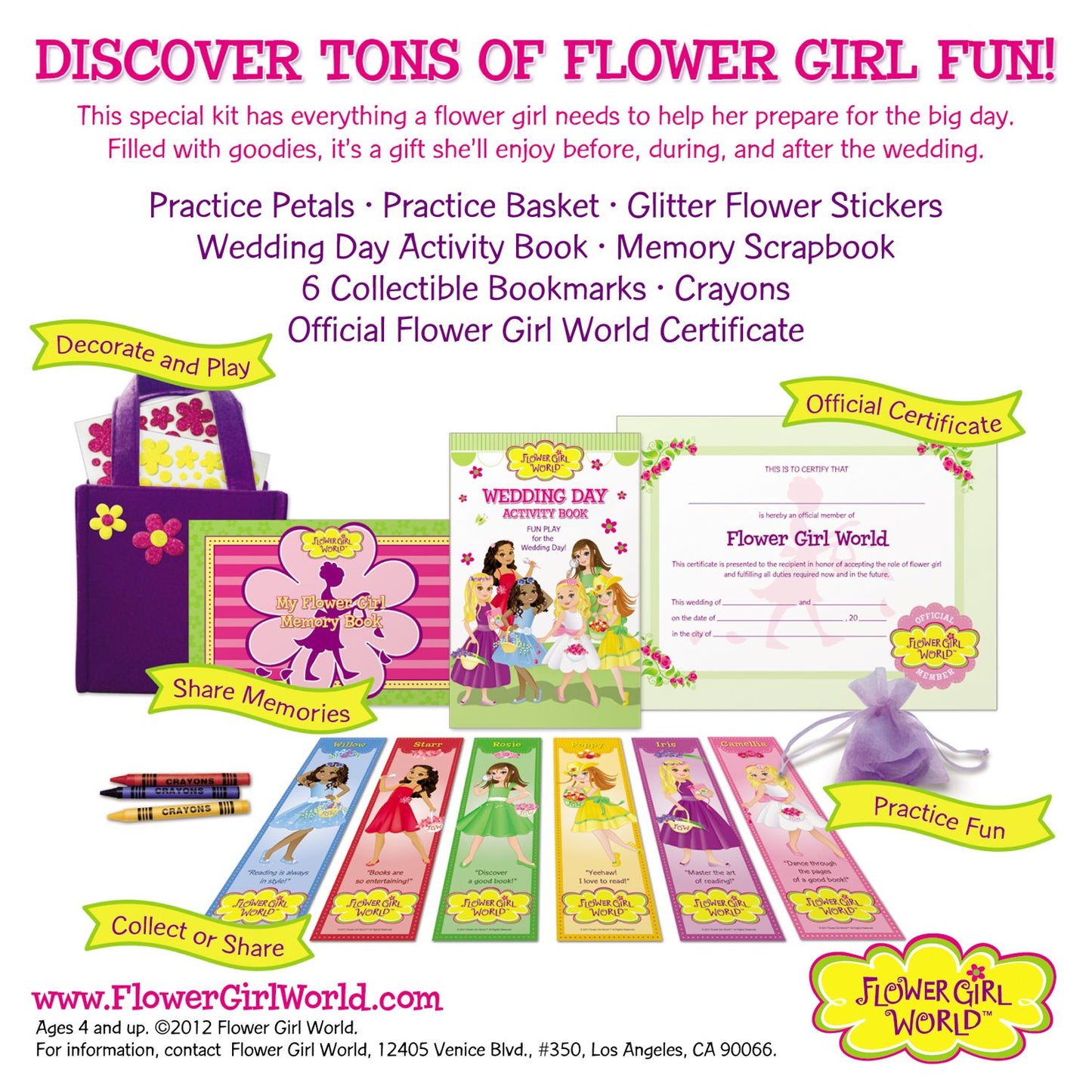 Flower Girl Fun Kit: Prepare for Your Big Day in the Most Fun Way!