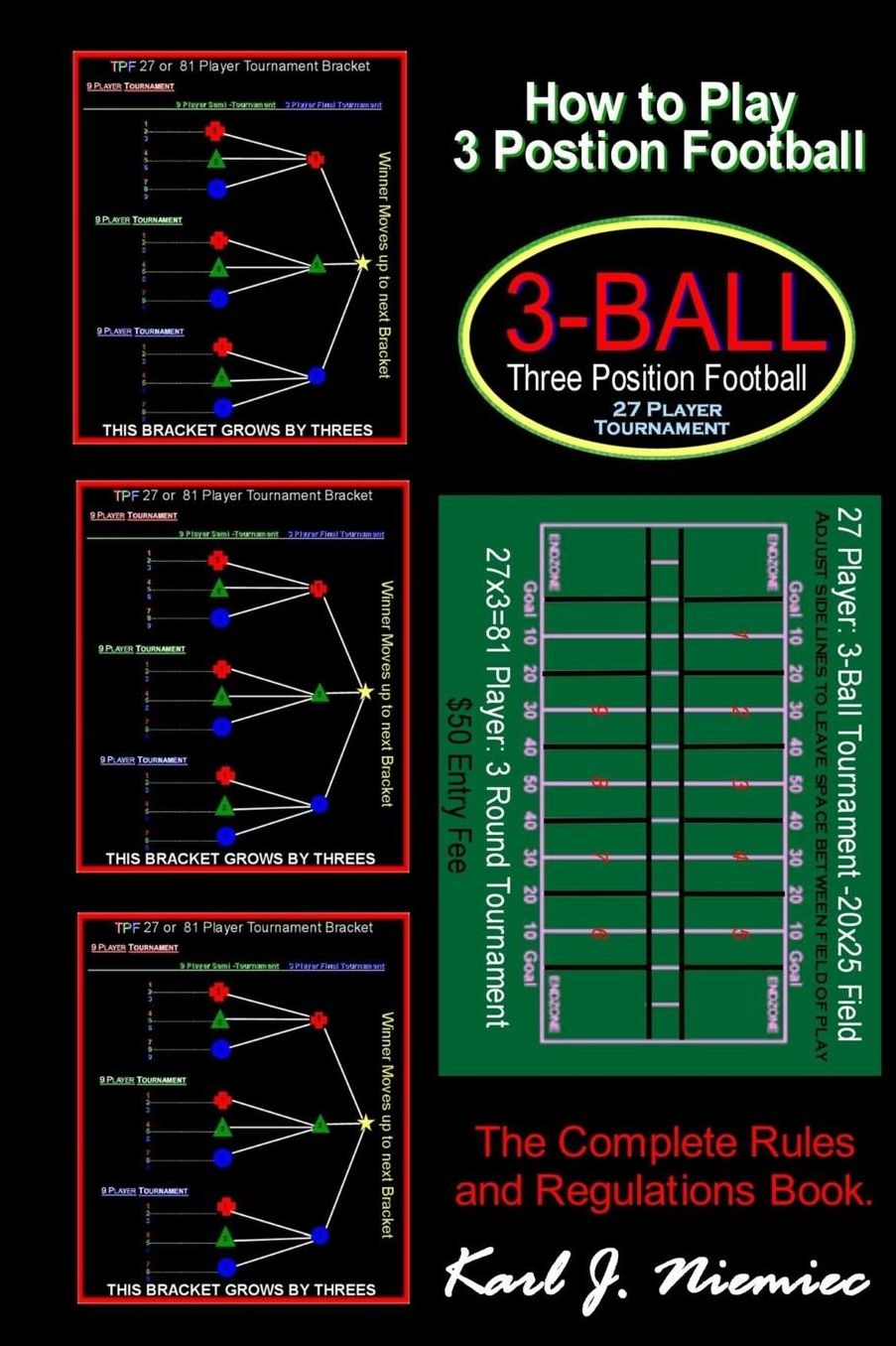 How To Play Three Position Football: Pass-Catch-Defend Instructional Game for Boys and Girls
