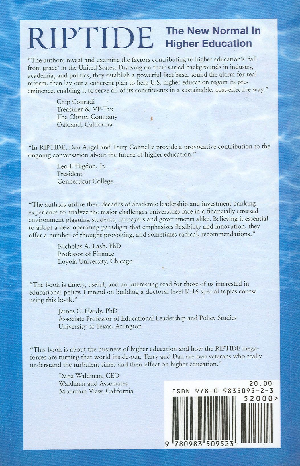 Riptide: The New Normal in Higher Education