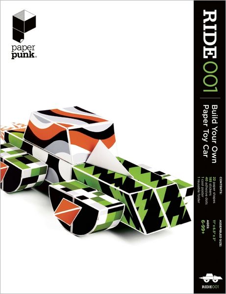 RIDE001: Build Your Own Paper Toy Car