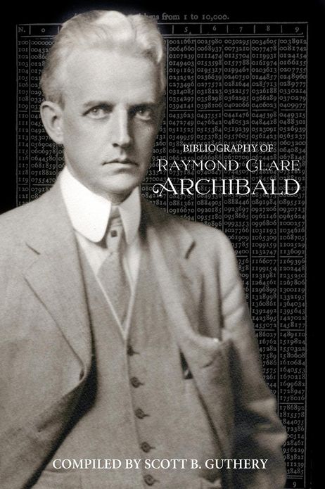 Bibliography of Raymond Clare Archibald